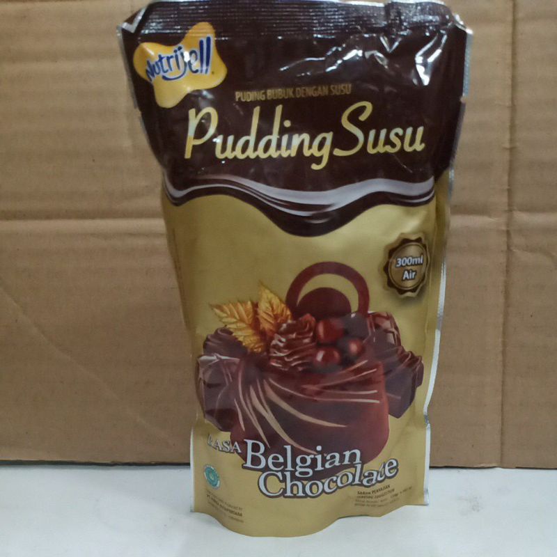 

NUTRIJELL Pudding Susu Rasa Belgian Chocolate / Puding Coklat 130 gr