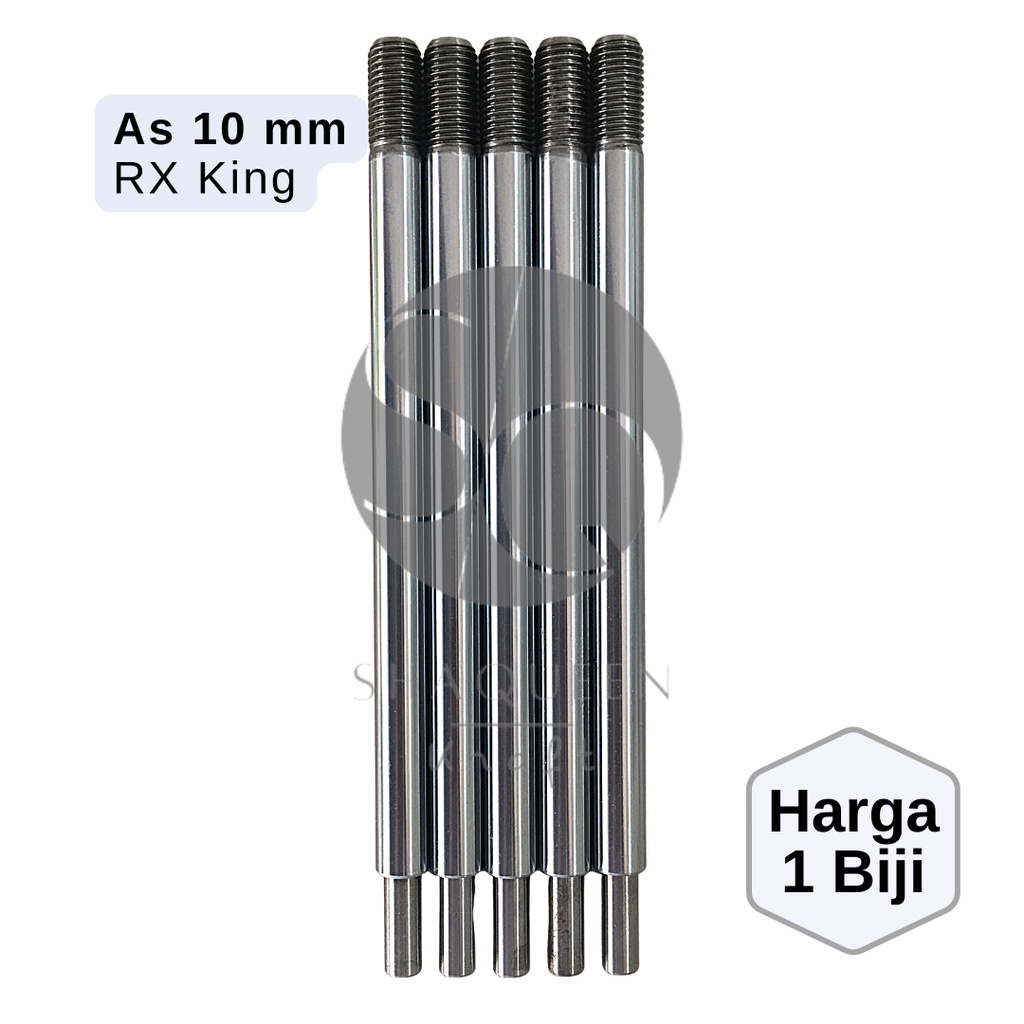 As Shock Belakang 10 mm Yamaha RX-King Thunder 125 Shogun SP 125 Panjang 16,87 cm As Piston 7 mm (Ro