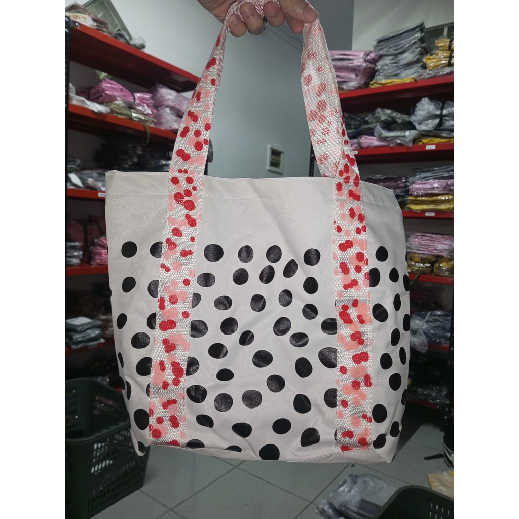 LOVI_ID - POLKA Tas Totebag Motif Polkadot