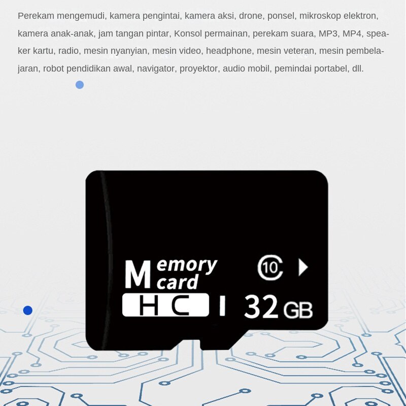 32GB/64GB Pemantauan Kamera Drone Memory Card Mp3mp4 Kartu Penyimpanan Kamera Digital Kartu TF