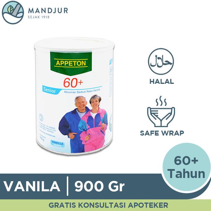 

[ COD ] Appeton 60+ Vanilla 900 gr - Susu Penambah Nutrisi Lansia