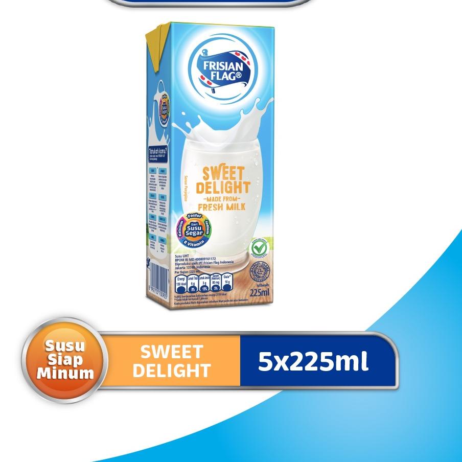 

Pesan disini--Frisian Flag Susu UHT Sweet Delight 225ml x 5