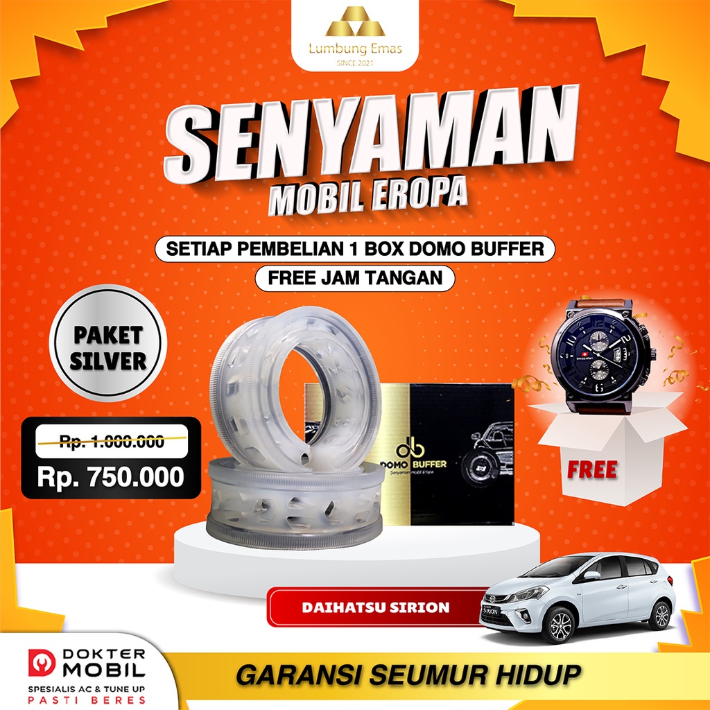 Domo Buffer DAIHATSU SIRION 2pcs Damper MOBIL spring buffer