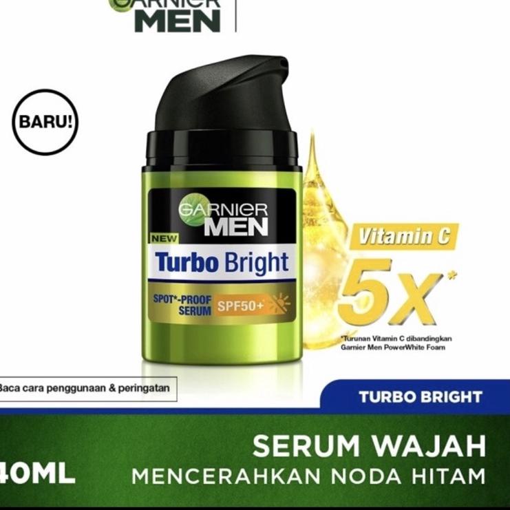 [KODE VTNVD] Garnier Men Turbo Bright Spot Proof Serum SPF 50+ 40 ML