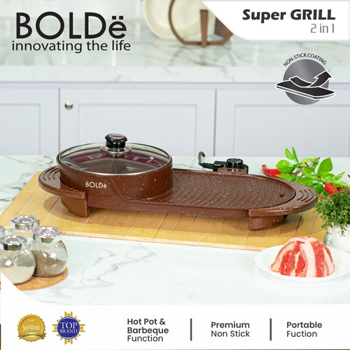 Super Electric Grill 2In1 BOLDe