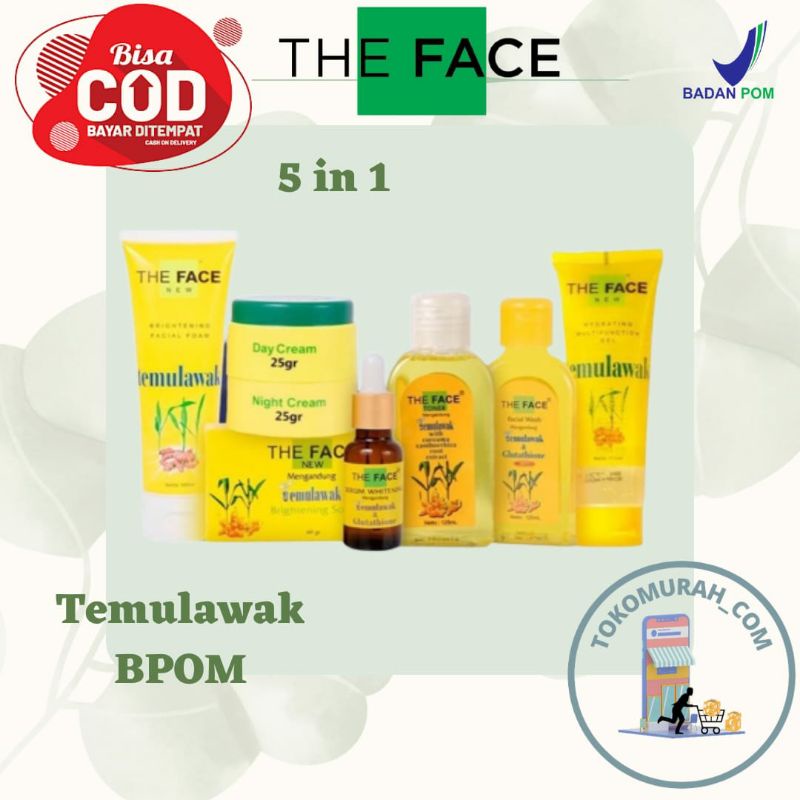 THE FACE Temulawak BPOM ORI /Paket Lengkap 5in1