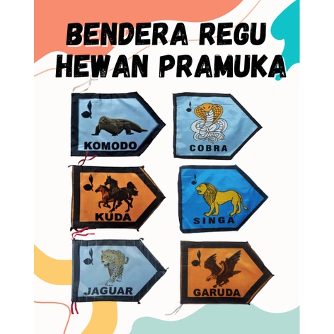 

BENDERA REGU HEWAN PRAMUKA/Bendera regu pramuka laki2