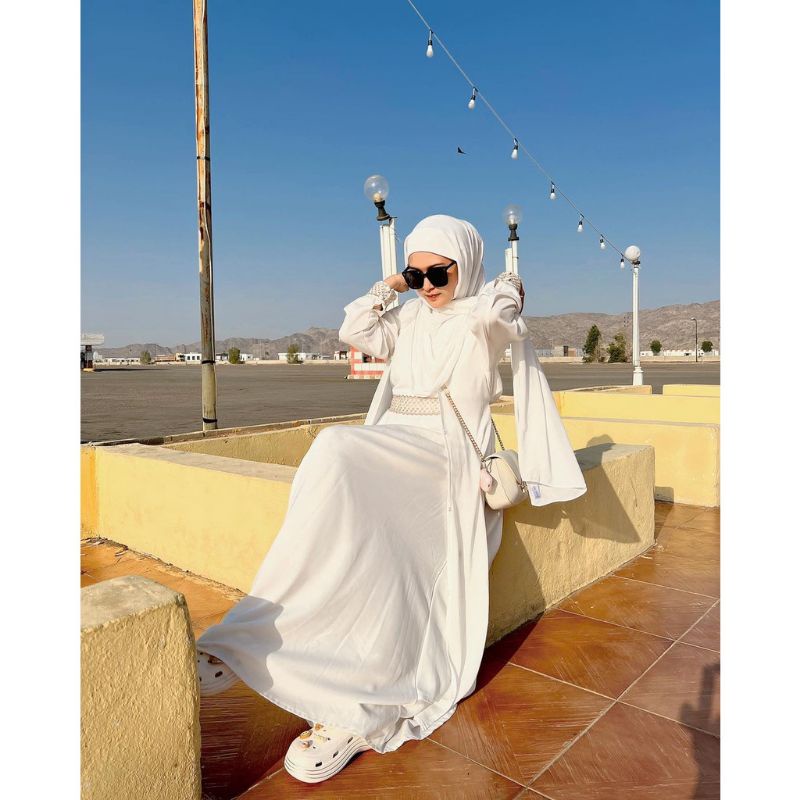 MURAH DELISA GAMIS ABAYA MAXY MODEL TERBARU / DRESS MUSLIMAH BAHAN CRINKLE PREMIUM