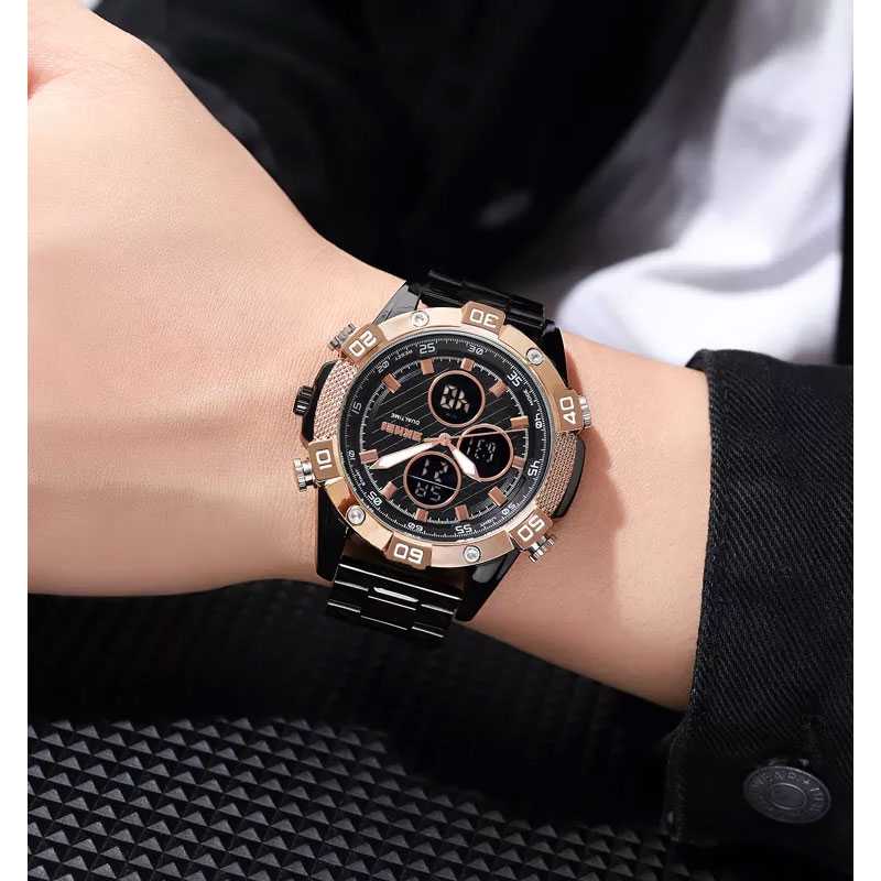 ARS - SKMEI Jam Tangan Pria Luxury Stainless Steel Wristwatch - 1838