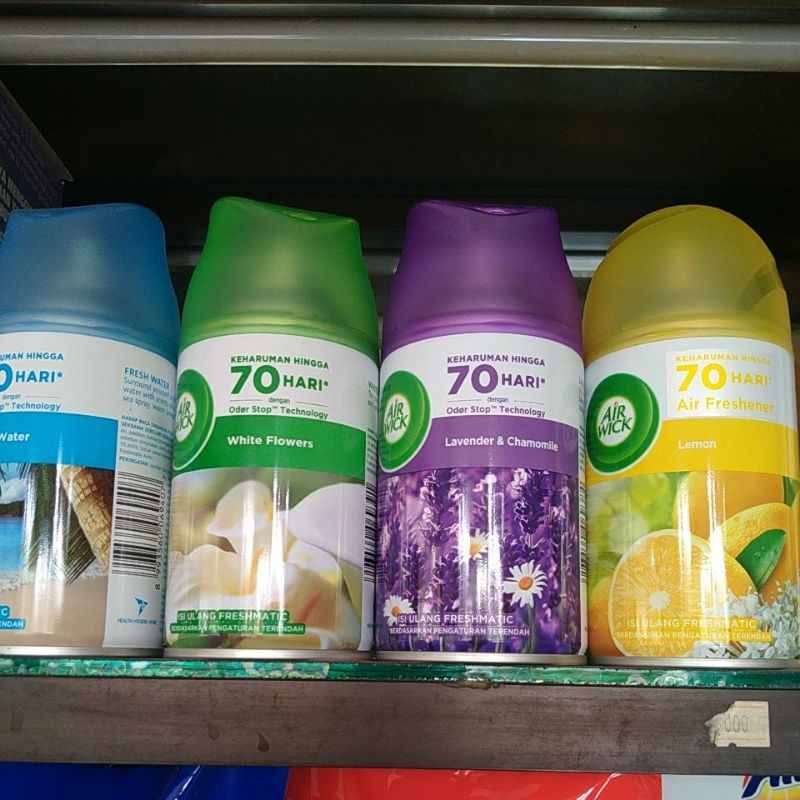 Reffil aiw wick/isi ulang air wick/pengharum ruangan air wick 250ml