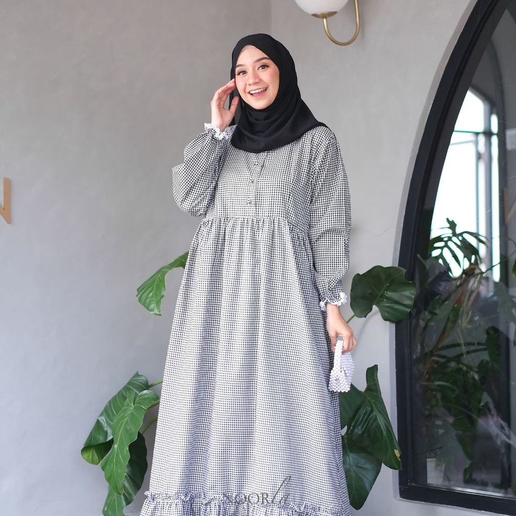 NOORLA - MILA GAMIS  KOTAK SET HIJAB / MAXI DRESS ONE SET