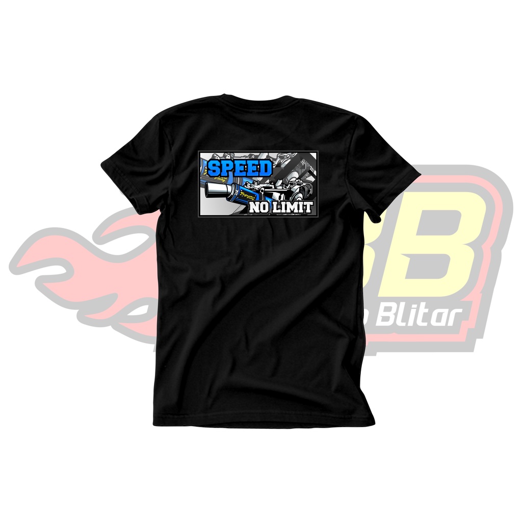 Kaos Racing Speed No Limit Katun Combed Distro Soundbalapblitar