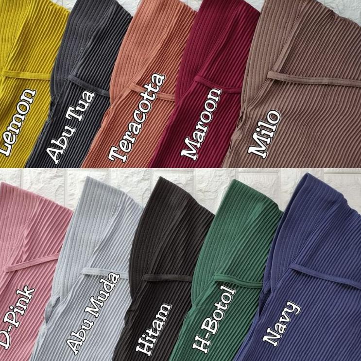 Harga Termuraah ATHAYA BERGO PET PLISKET••Hijab bergo plisket••Plisket lidi
