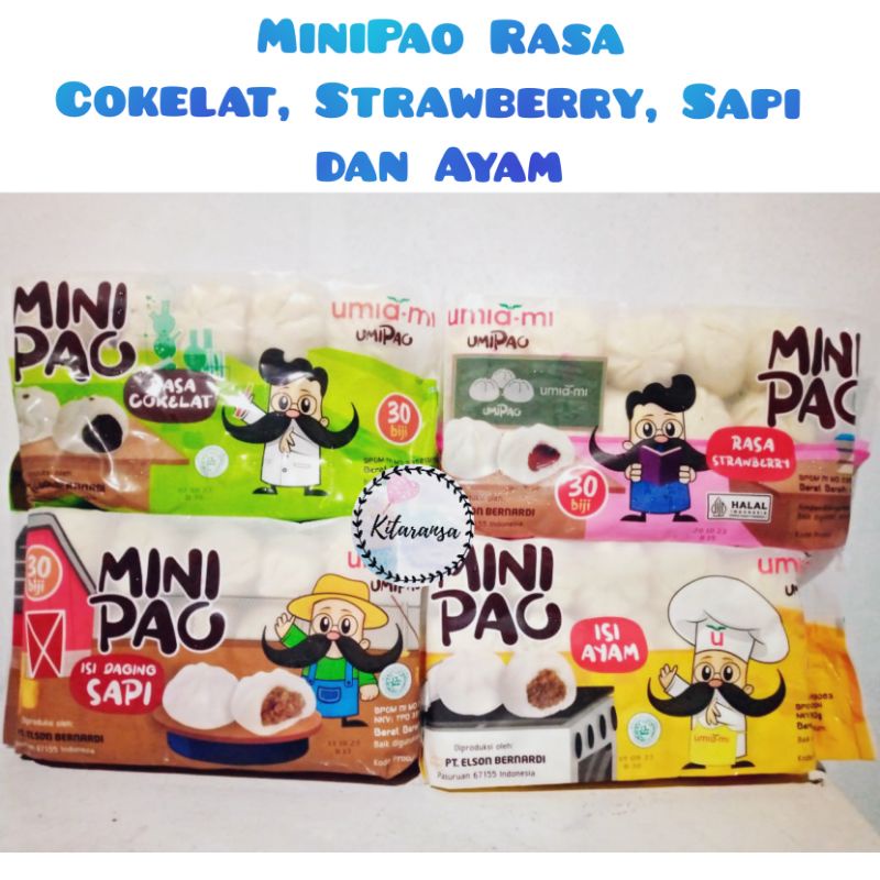 Mini Pao/Mipao Isi 30pcs Bapau/kipao/Minipao