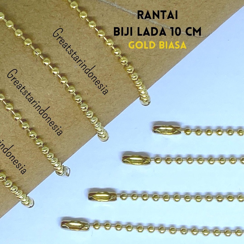 

RANTAI BIJI LADA/MERICA GOLD !!! ECERAN / PCS