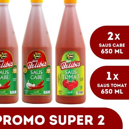 

READY ✅PROMO SUPER-2 DUA BELIBIS (ONLINE) CABE 650 2 PCS + TOMAT 650 1 PCS|RA5