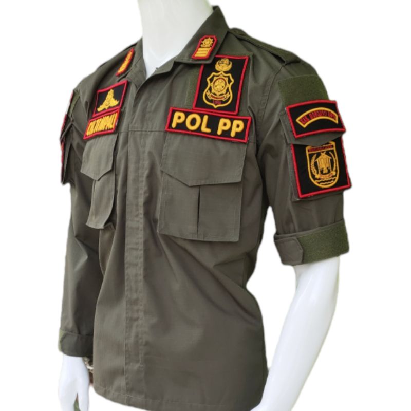 PDL POL PP/BAJU PDL SATPOL PP/LENGKAP NAMA DAN LOGO DAERAH