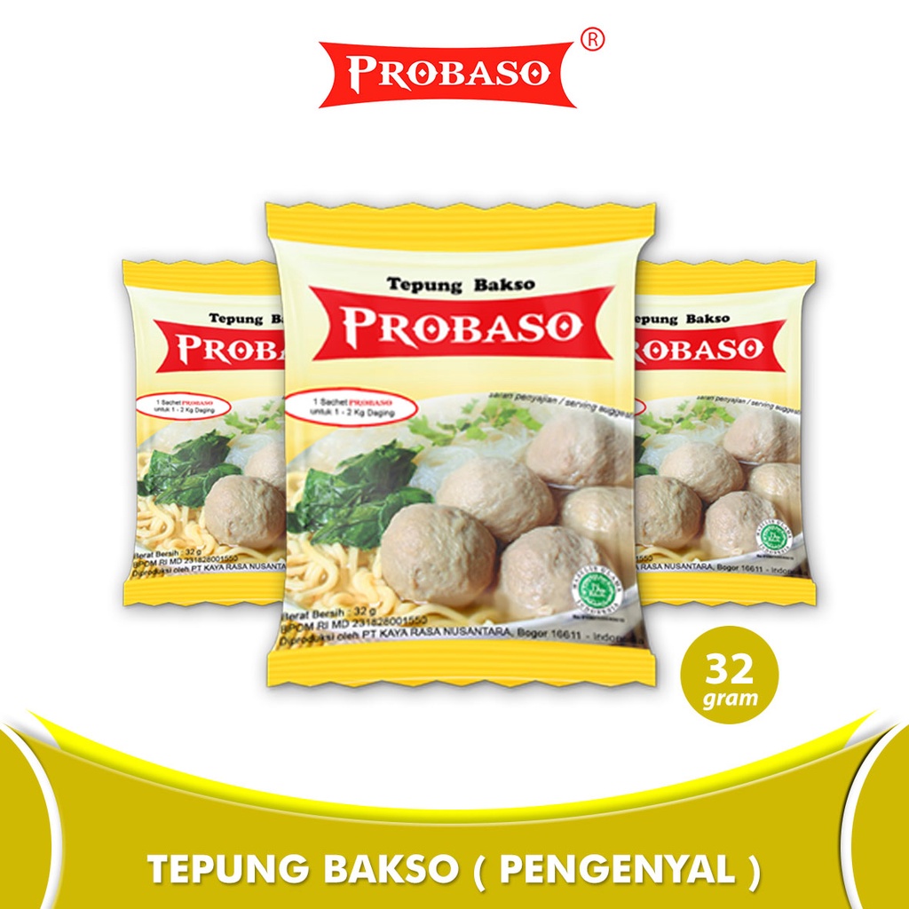 

Tepung Untuk Bakso Probaso 32gr Free Iga Sapi / Khas Solo 125gr