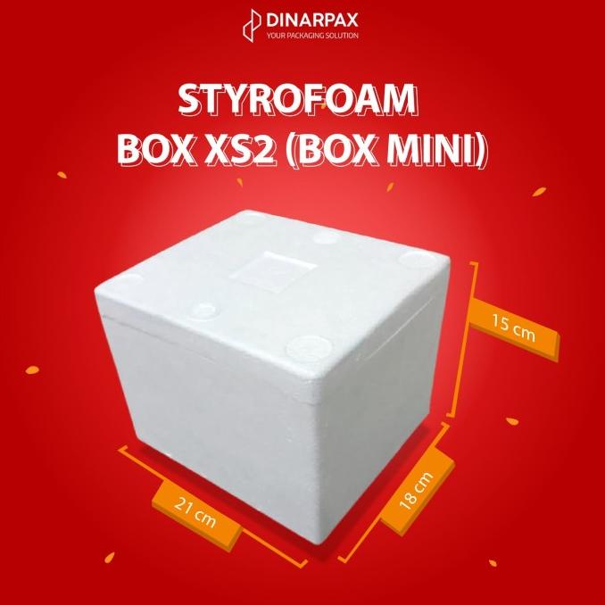 Jual [Ready] Styrofoam Box Mini 20,5X18,2X15,3Cm / Box Xs2 / Box Xs 2 ...