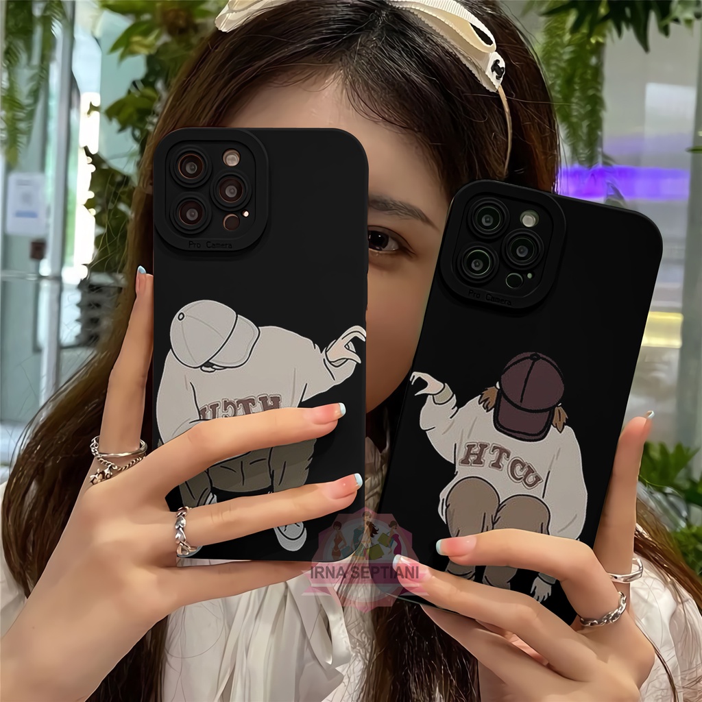 Case Hp silikon Couple Untuk OPPO A57 2022 A76 A96 RENO 7Z VIVO Y21 Y21A Y21S Y33T Y33S Y51 2020 INF