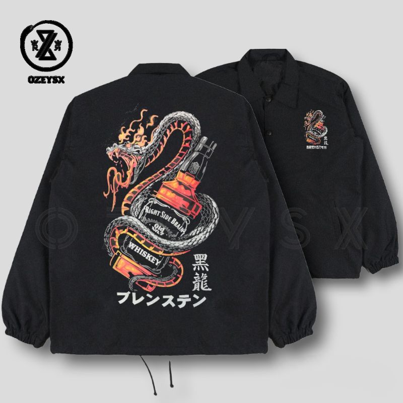 JAKET COACH NAGA/JAKET MURAH NAGA/COACH LOKAL/COACH DRAGON/JAKET KEREN/JAKET PARASUT/JAKET KEKINIAN-Naga botol