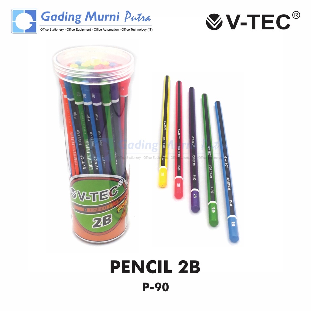 

PENSIL 2B V-TEC TYPE P-90 ISI 48 PCS