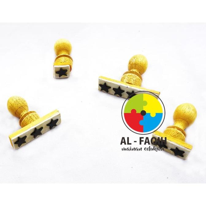 

siap kirim] Alat permainan edukatif stempel penilaian siswa bintang