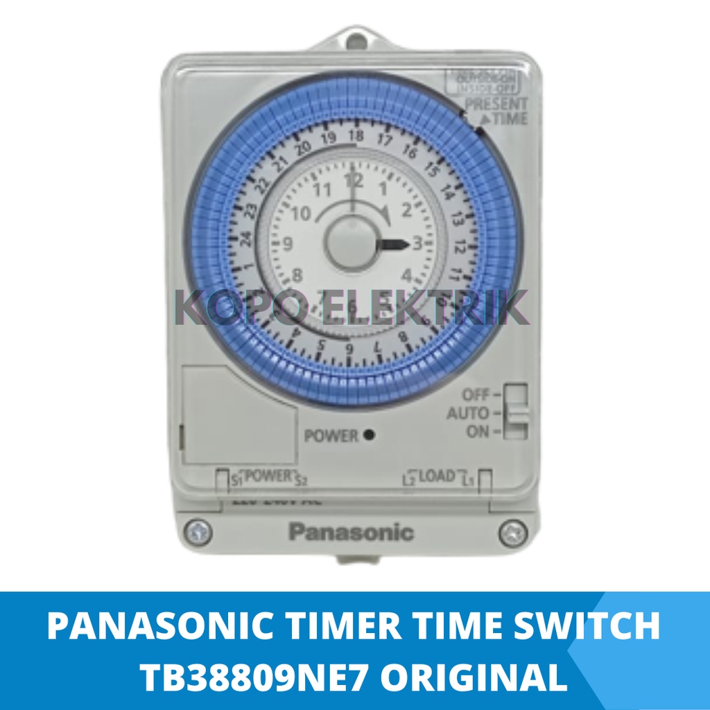 Panasonic Timer Time Switch TB38809NE7 Original