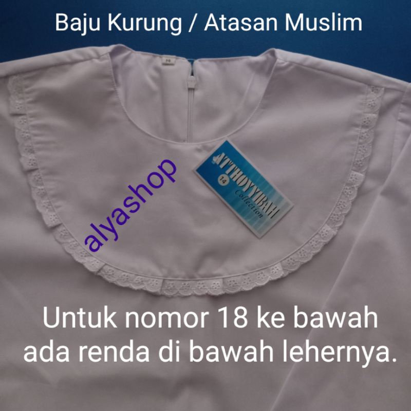 Baju Kurung SD, SMP, SMA / Atasan Tunik Sekolah