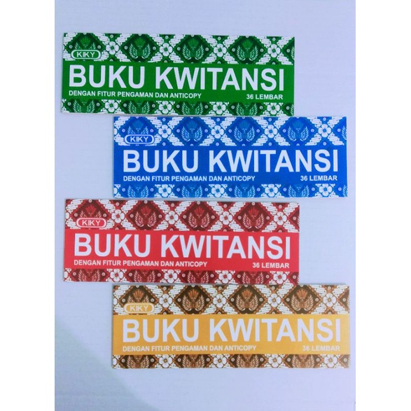 

BUKU KWITANSI 36 lembar kertas/buku/kwitansi/tebal