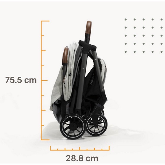 Joie Signature Parcel - FREE BAG Auto Fold Cabin Stroller Kereta Dorong Anak Bayi Kokoh Kuat LightWeight Enteng With Magnetic Buckle