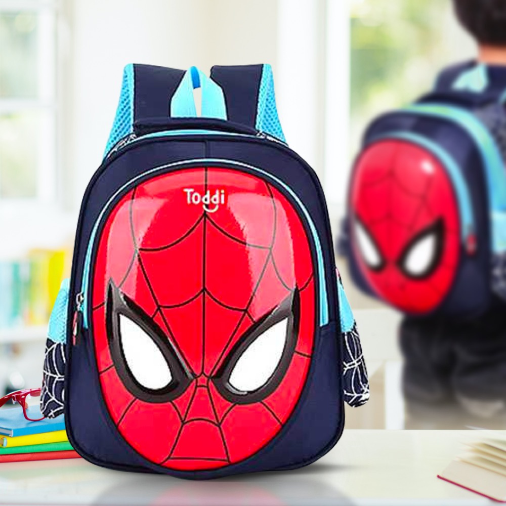 Toddi Tas Ransel Sekolah Anak Backpack Model Spiderman