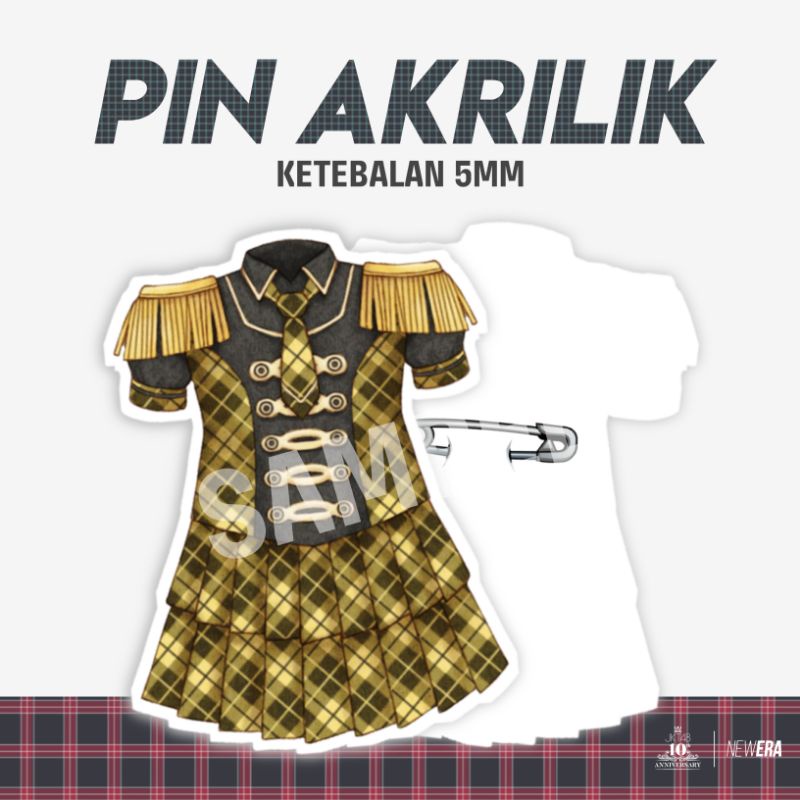 NDESIGN - PIN AKRILIK DESAIN SEIFUKU JKT48 ANIMASI