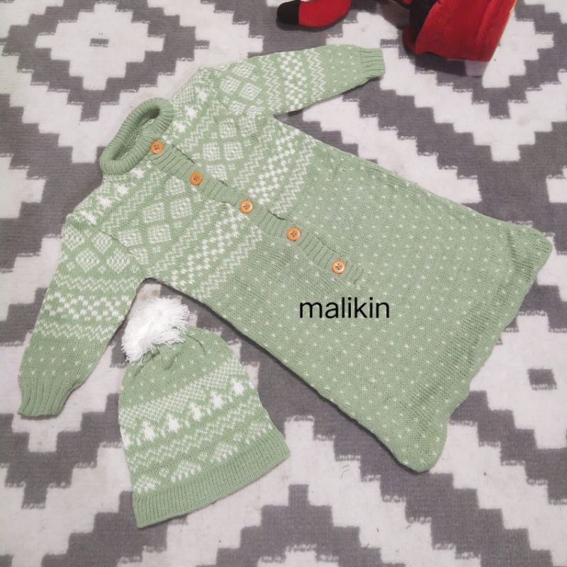 MALIKIN JUMPER SLEEPING + KUPLUK UNISEX 0-6 BULAN