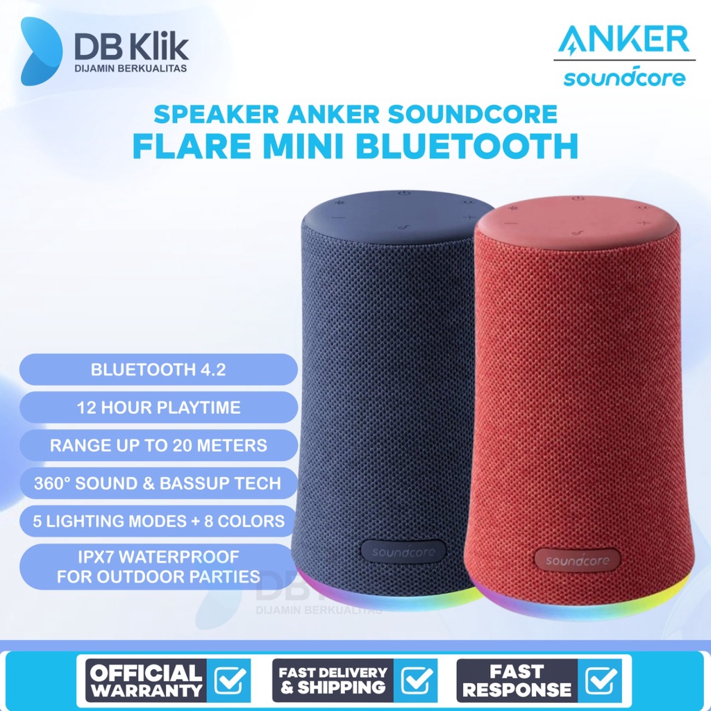 Speaker Anker Soundcore Flare Mini Bluetooth A3167 - ANKER Flare Mini