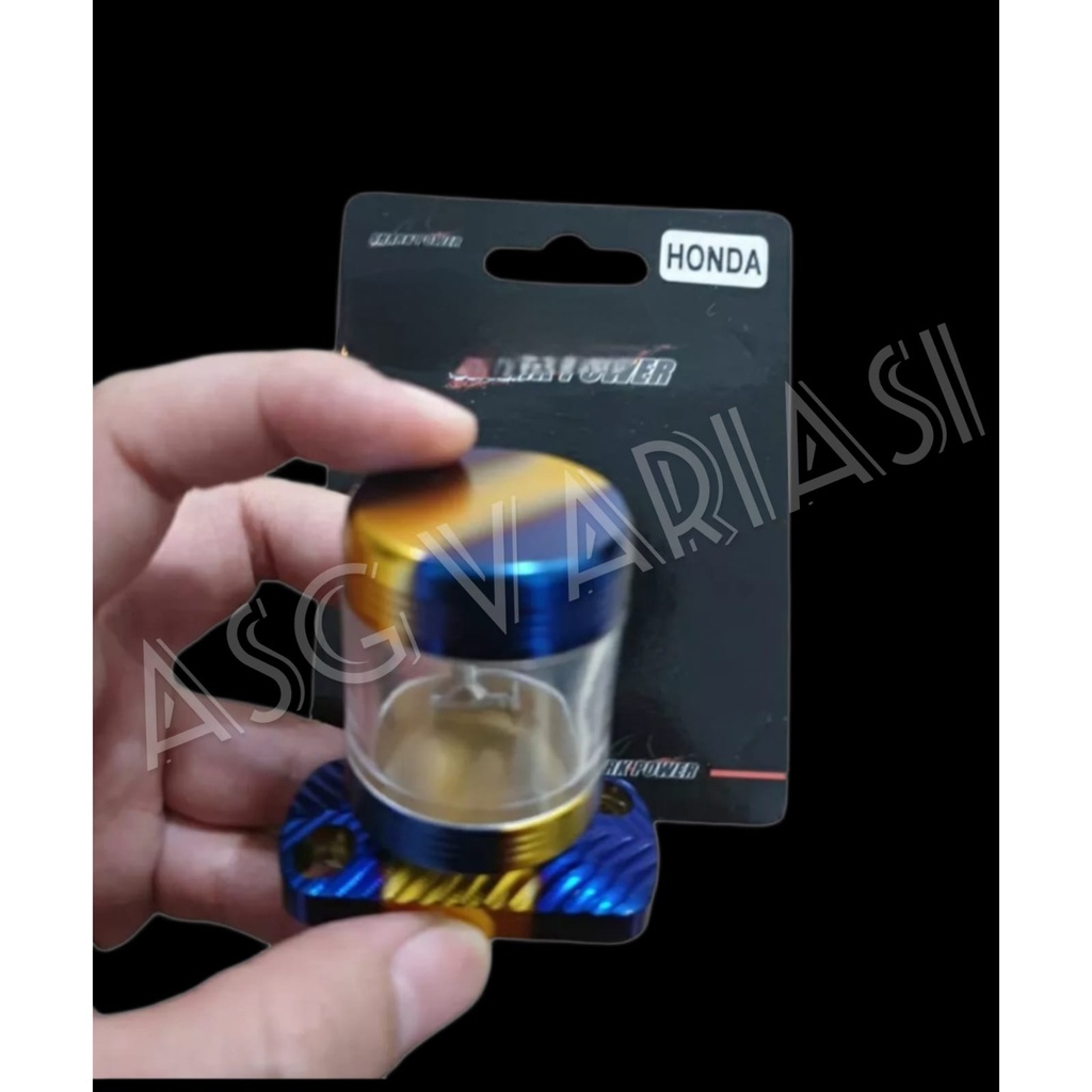 TUTUP MINYAK REM TWOTONE MOTOR HONDA TUTUP MINYAK REM VARIASI TRANSPARAN MOTOR HONDA BEAT BEAT FI SC