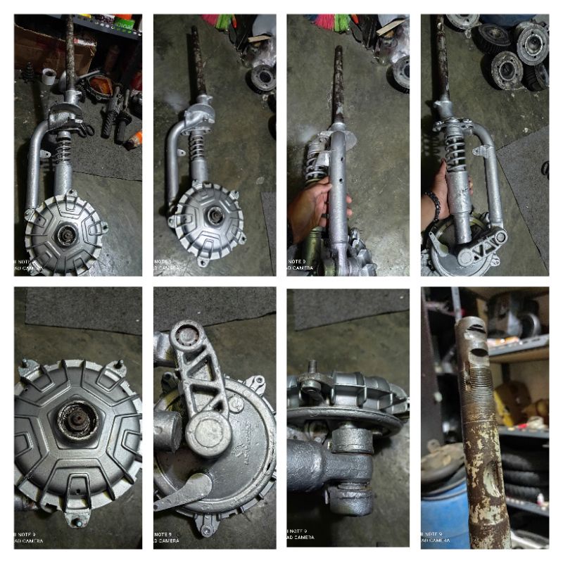 Batang fork forek set lengkap vespa excel exlusif original copotan piaggio