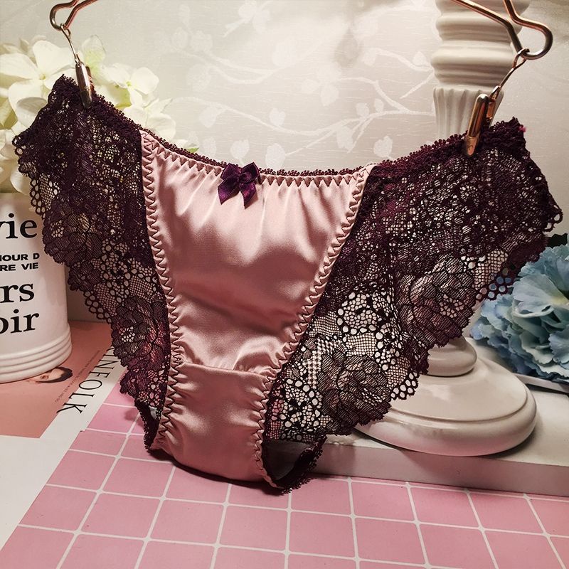 celana dalam lingerie kain mewah bahan satin licin