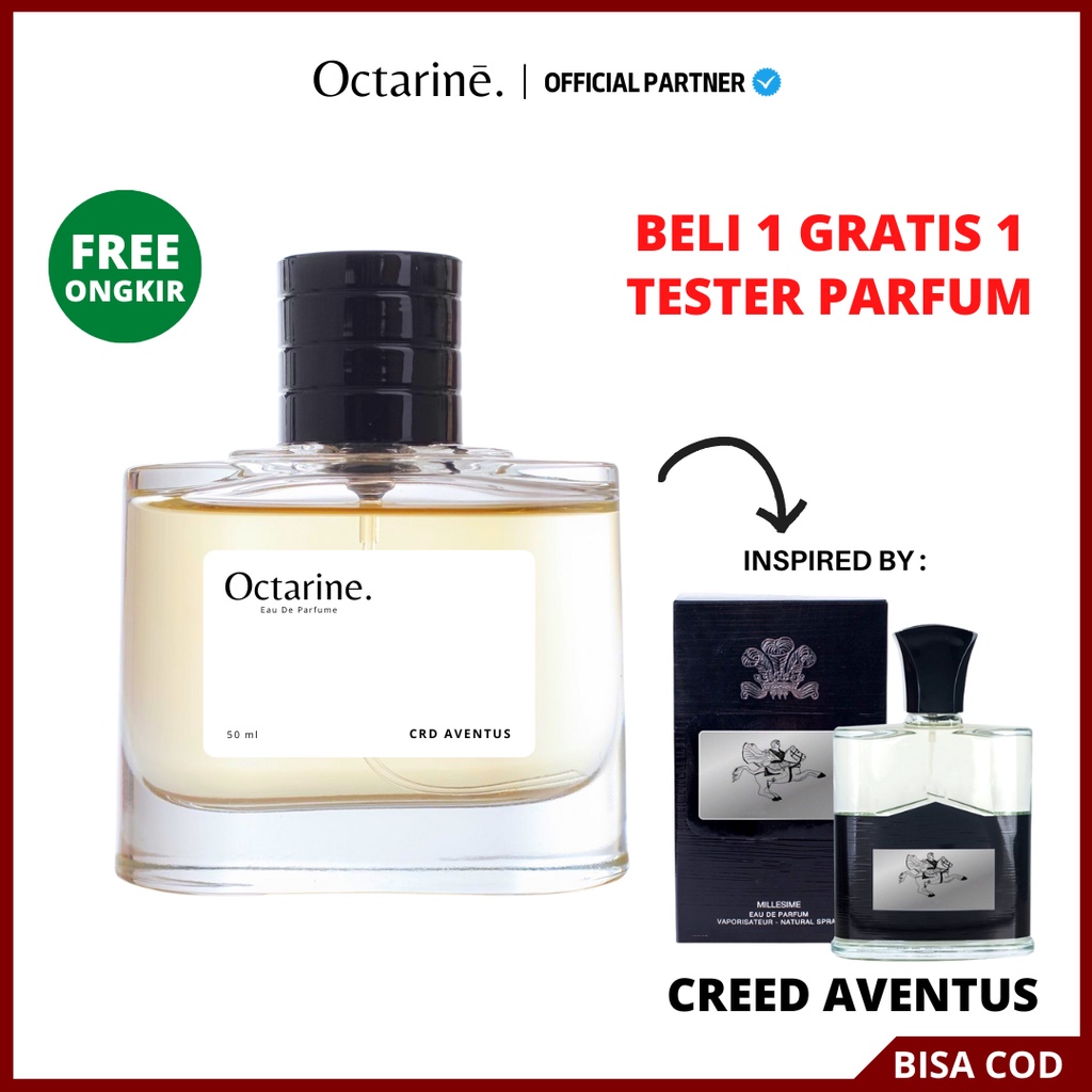 Octarine - Parfum Pria Tahan Lama Aroma Segar Maskulin Inspired By CRD AVENTUS | Parfume Farfum Perfume Minyak Wangi Cewek Cowok Murah Original