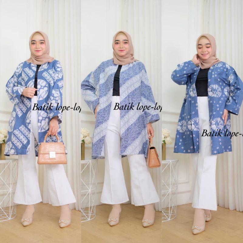 BOLERO BLAZER TUNIK WANITA TERMURAH//TUNIK KOMBINASI WANITA MODERN KEKINIAN