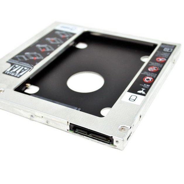 HDD Harddisk Second Caddy Tebal Case 12.7mm SSD Sata - DVD Laptop