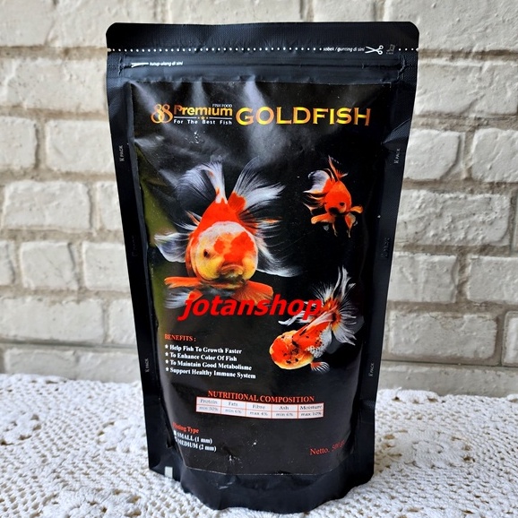 PREMIUM 88 GOLDFISH 500 GR Pakan Makanan Pelet Ikan Mas Koki 500gr TIPE MENGAPUNG FLOATING TYPE