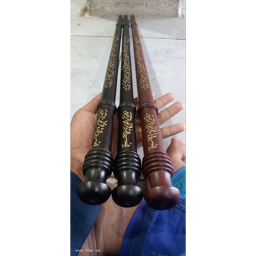 Tongkat komando ukir lafadz