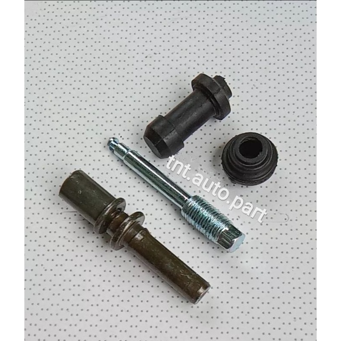 Set Baud Baut Kaliper dispad + Kaliper Kanpas + Karet Seal Boot Cakram Depan Motor Honda Beat karbu 