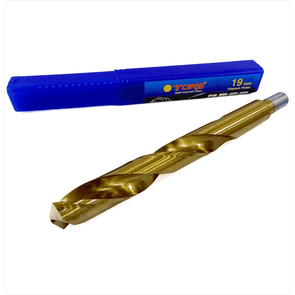 TORA Mata Bor Satuan Besi & Kayu 19 Mm HSS Kuningan