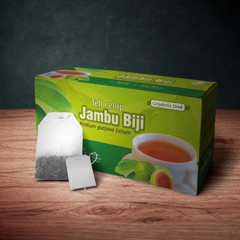 

Teh Jambu Biji Griya Herba Minuman Herbal Celup Isi 20 Kantong Sachet Box Atasi Diare Disentri Demam Berdarah DBD Radang Lambung Radan Keputihan Sariawan Radang Tenggorokan