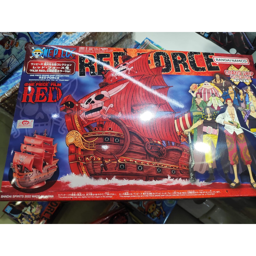 Bandai Grandship Collection RED FORCE One Piece Film Red Kapal Shanks