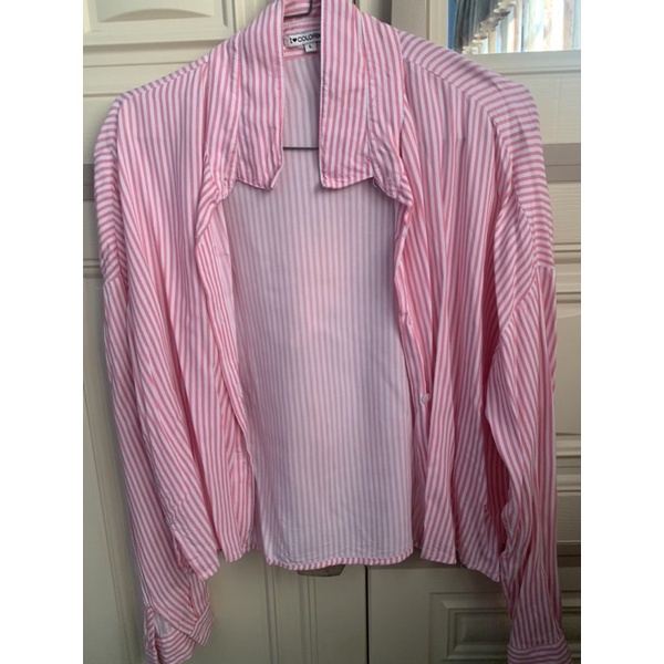 kemeja crop top colorbox