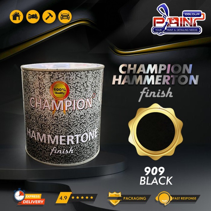 CHAMPION HAMMERTONE FINISH CAT SETENGAH DUCO BERTEKSTUR CAT BESI