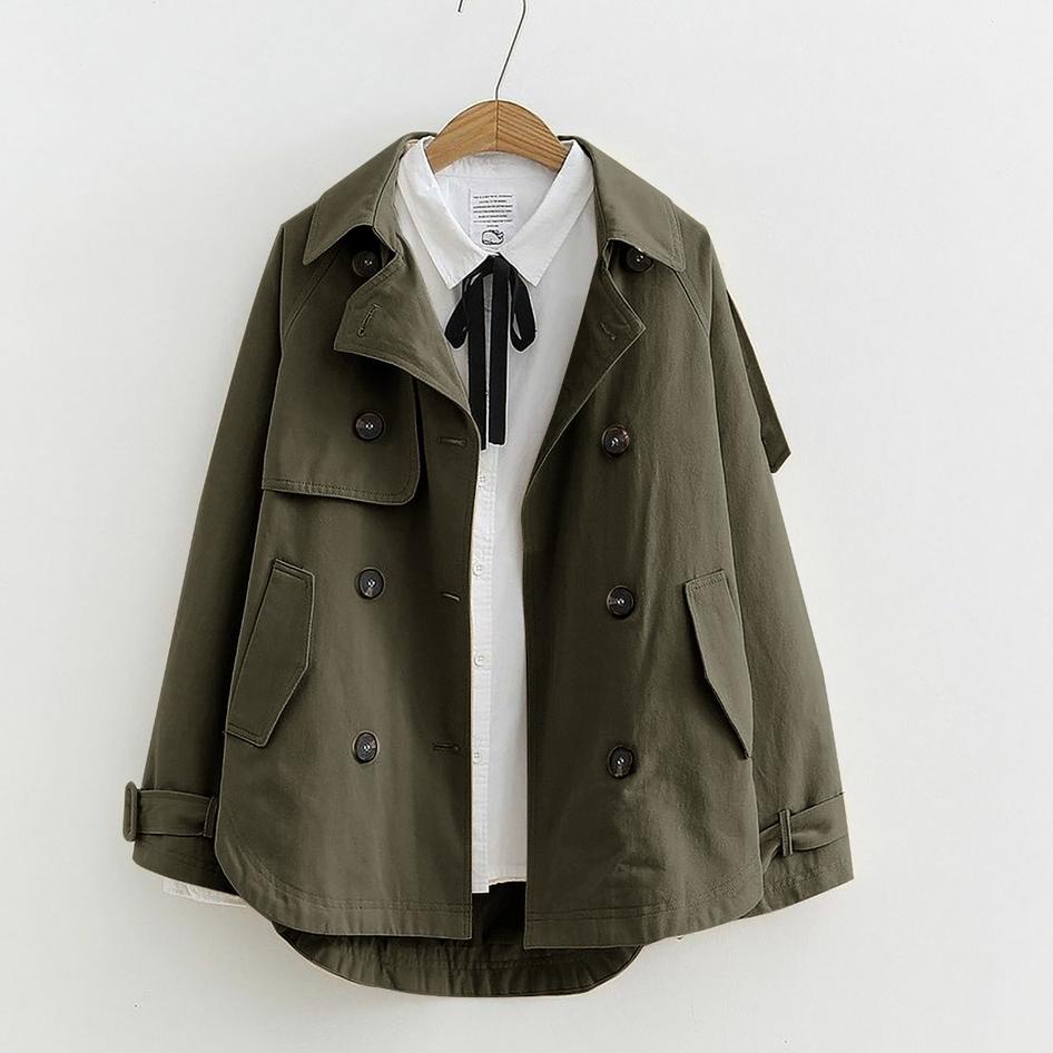 Murah Meriah Vallina Outfit - Outerwear Alta Jaket Semi Parka Wanita Korean Jacket Fashion Muslim Ko